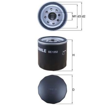 Filtre à huile MAHLE OEM BK2Q6714BA