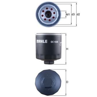 Filtre à huile MAHLE OEM 2027438