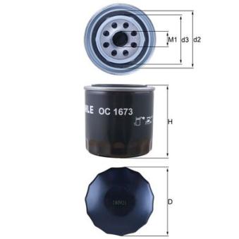 Filtre à huile MAHLE OEM 2630035056