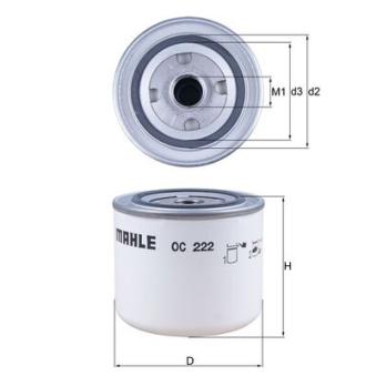 Filtre à huile MAHLE OEM 32879900