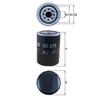 Filtre à huile MAHLE OEM 1960263