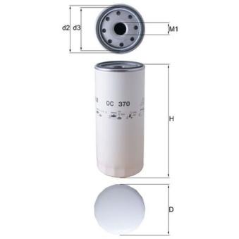 Filtre à huile MAHLE OEM 2P4004