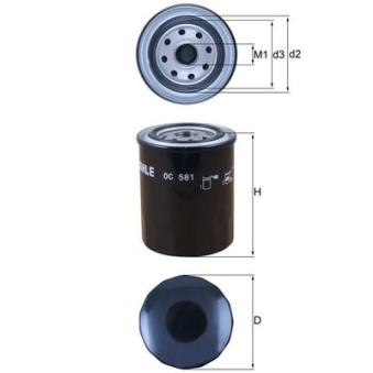 Filtre à huile MAHLE OEM 8973099270