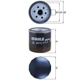 Filtre à huile MAHLE OEM 04E115561B