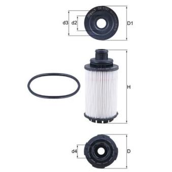 Filtre à huile MAHLE OEM 650212