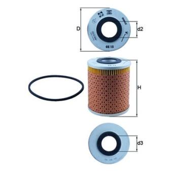Filtre à huile MAHLE [OX 15D]