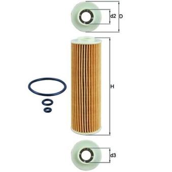 Filtre à huile MAHLE OEM A2711800009