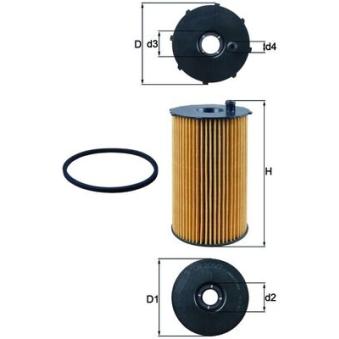 Filtre à huile MAHLE OEM 1109X7