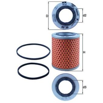 Filtre à huile MAHLE OEM 7961066 Filtre à huile MAHLE OEM 7961066