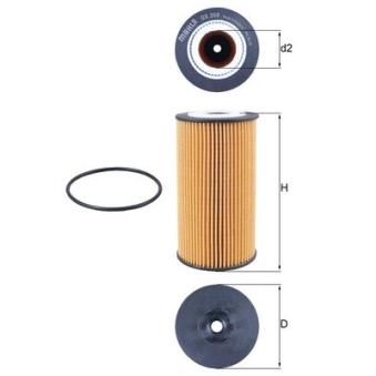 Filtre à huile MAHLE OEM 079115561B