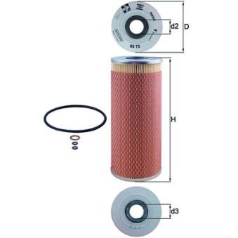 Filtre à huile MAHLE OEM 5025108