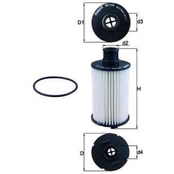 Filtre à huile MAHLE OEM LR011279