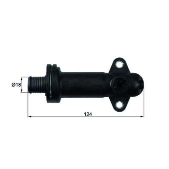 Thermostat, refroidissement - réaspiration d'échappement MAHLE TE 1 70 pour PORSCHE BOXSTER 3.0d - 218cv