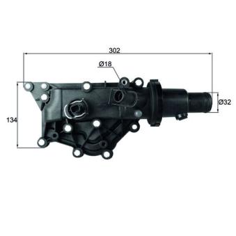 Thermostat d'eau MAHLE OEM 8200700094