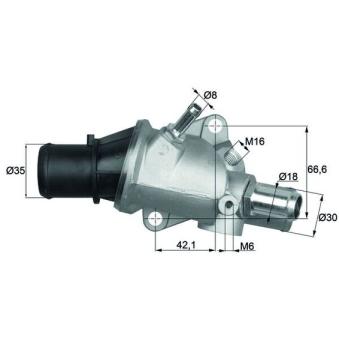 Thermostat d'eau MAHLE OEM 46632157