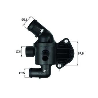 Thermostat d'eau MAHLE TI 15 87 pour HYUNDAI GENESIS 2.0 TDI - 110cv