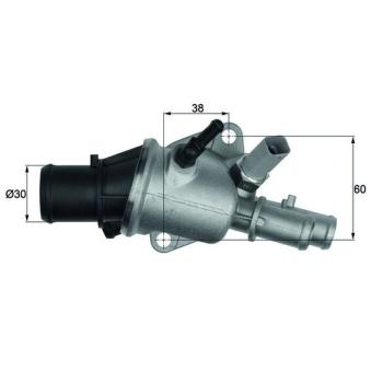 Thermostat d'eau MAHLE TI 156 88 pour ALFA ROMEO 146 1.9 JTD - 105cv