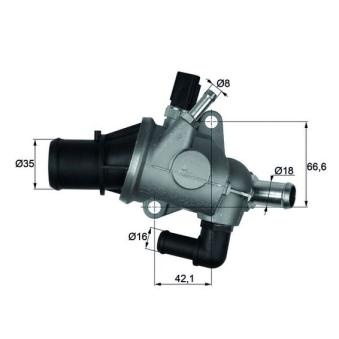 Thermostat d'eau MAHLE OEM 60672655 Thermostat d'eau MAHLE OEM 60672655