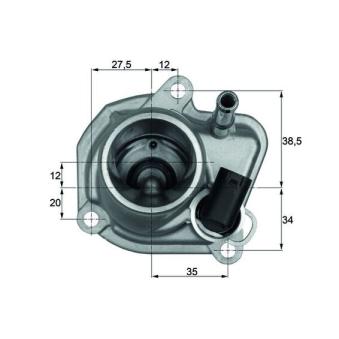 Thermostat d'eau MAHLE OEM 5080258AA