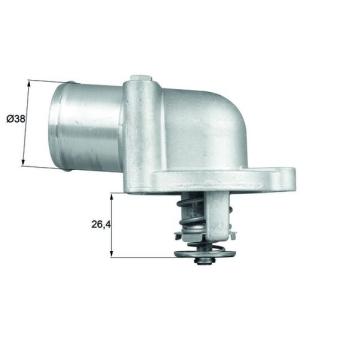 Thermostat d'eau MAHLE TI 78 87D pour LANCIA THESIS 3.2 V6 - 230cv