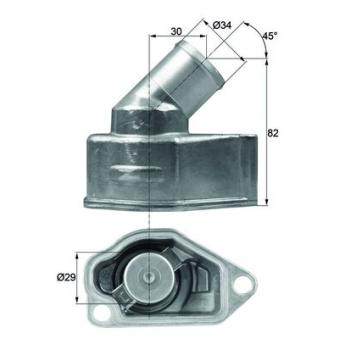 Thermostat d'eau MAHLE OEM 4811586