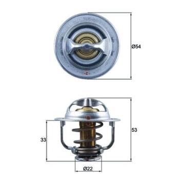 Thermostat d'eau MAHLE TX 179 89D pour OPEL ASTRA 1.7 CDTi - 110cv