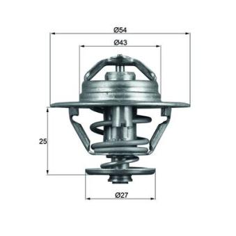Thermostat d'eau MAHLE OEM 500329622