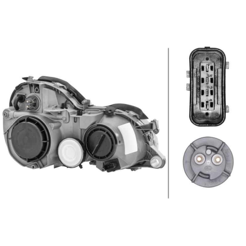 Projecteur principal HELLA 1D9 007 450-131 - Visuel 1