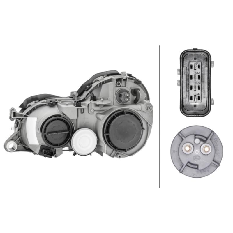 Projecteur principal HELLA 1D9 007 450-141 - Visuel 1
