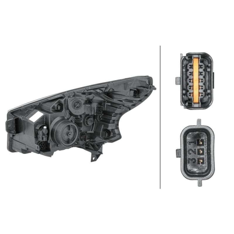 Projecteur principal HELLA 1EE 011 410-461 - Visuel 1