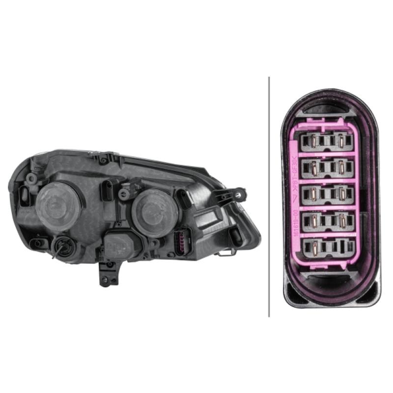 Projecteur principal HELLA 1EE 247 019-171 - Visuel 1