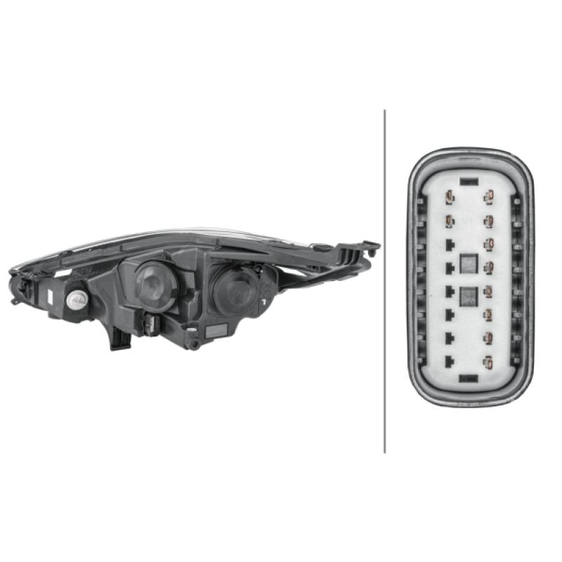 Projecteur principal HELLA 1EE 354 803-021 - Visuel 1