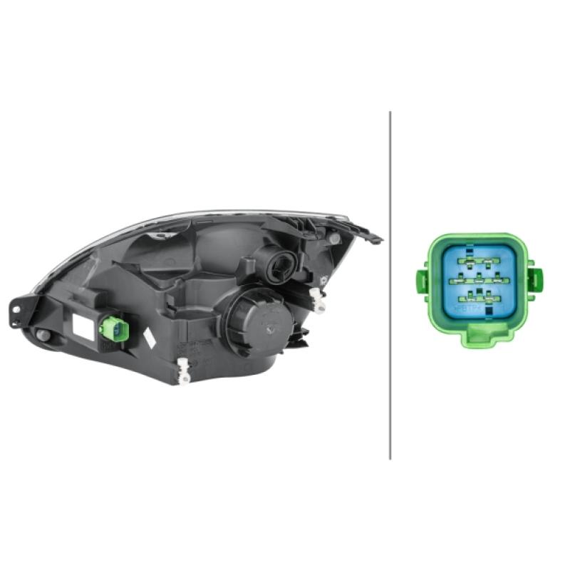 Projecteur principal HELLA 1EF 010 197-021 - Visuel 1