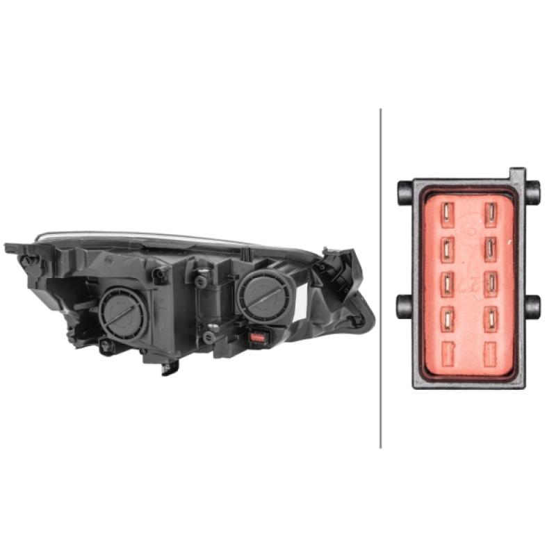 Projecteur principal HELLA 1EG 010 011-351 - Visuel 1