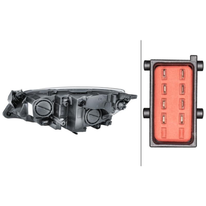 Projecteur principal HELLA 1EG 010 011-381 - Visuel 1