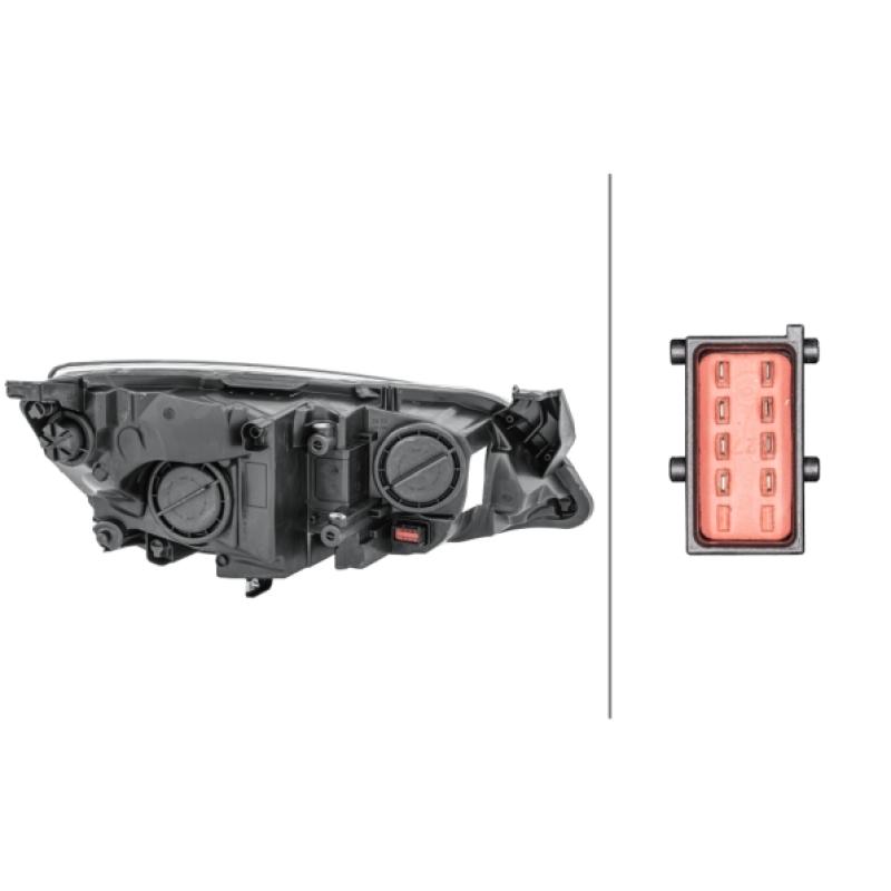 Projecteur principal HELLA 1EG 010 011-671 - Visuel 1