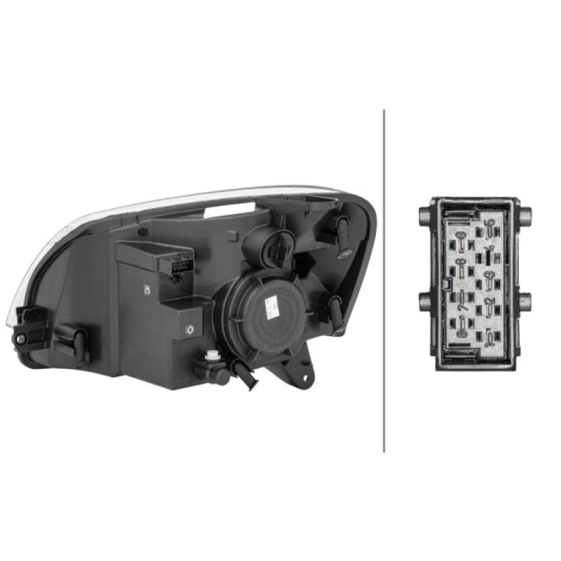 Projecteur principal HELLA 1EG 010 196-021 - Visuel 1