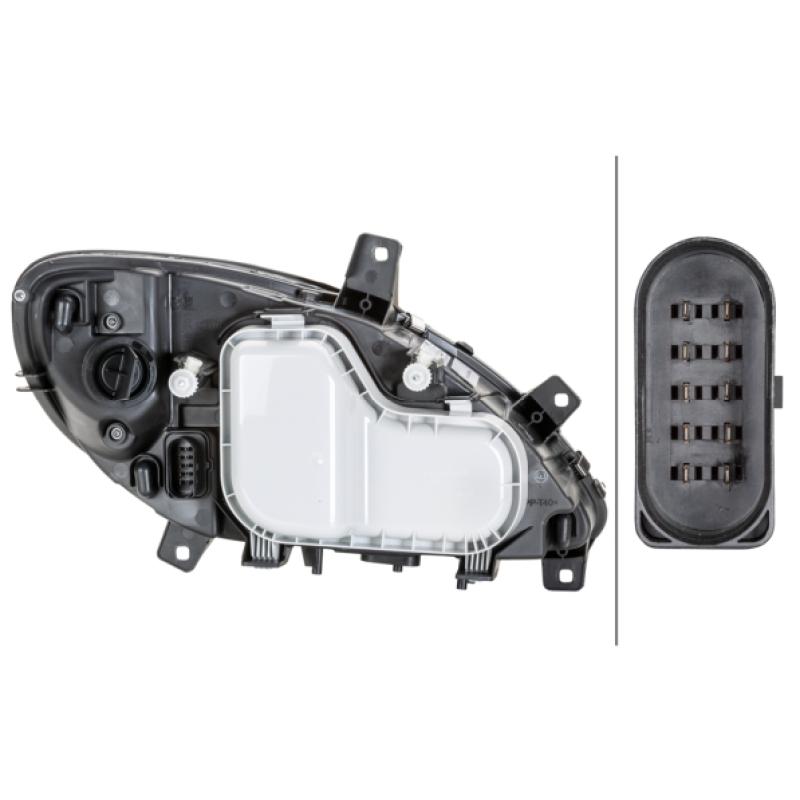 Projecteur principal HELLA 1EG 246 041-011 - Visuel 1