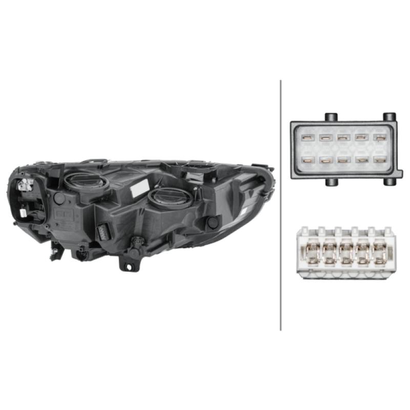 Projecteur principal HELLA 1EG 354 869-031 - Visuel 1
