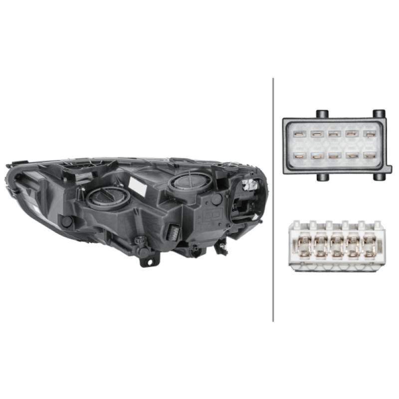 Projecteur principal HELLA 1EG 354 869-041 - Visuel 1