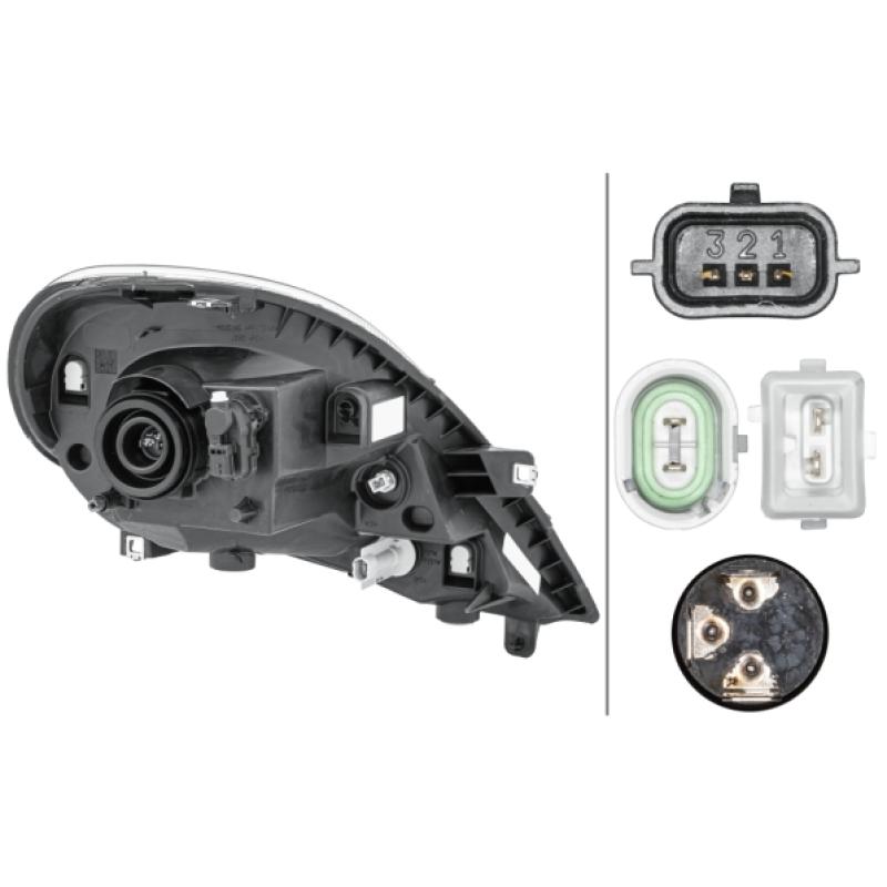 Projecteur principal HELLA 1EH 354 541-011 - Visuel 1