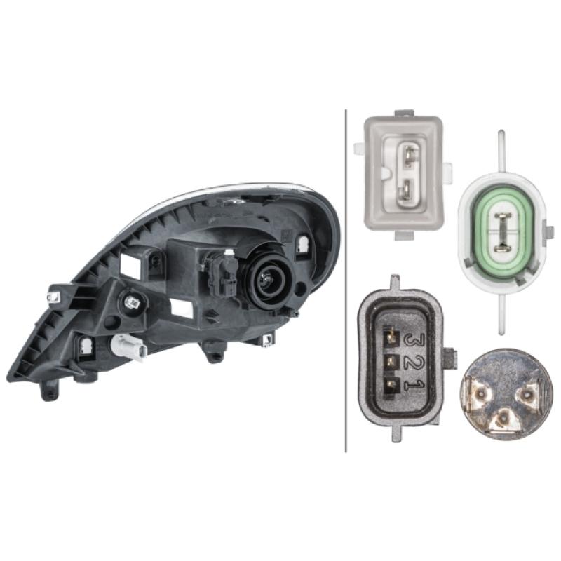 Projecteur principal HELLA 1EH 354 541-021 - Visuel 1