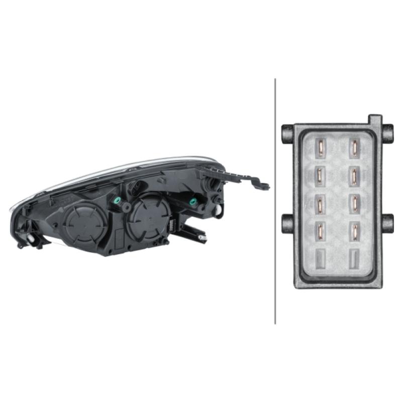 Projecteur principal HELLA 1EH 354 811-021 - Visuel 1