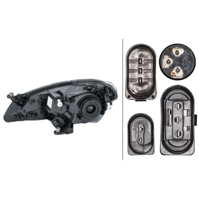 Projecteur principal HELLA 1EJ 010 671-021 - Visuel 1