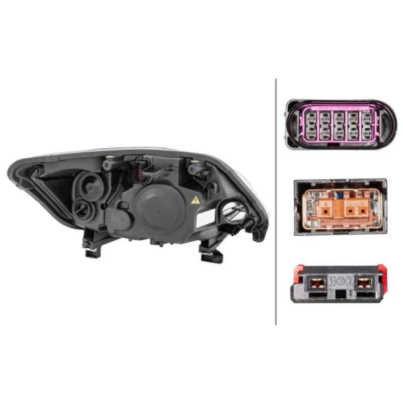 Projecteur principal HELLA 1EL 009 696-751 - Visuel 1