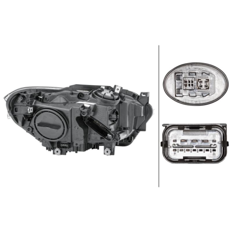 Projecteur principal HELLA 1EL 010 741-551 - Visuel 1