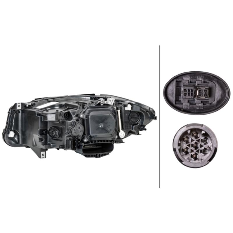 Projecteur principal HELLA 1EL 011 087-721 - Visuel 1