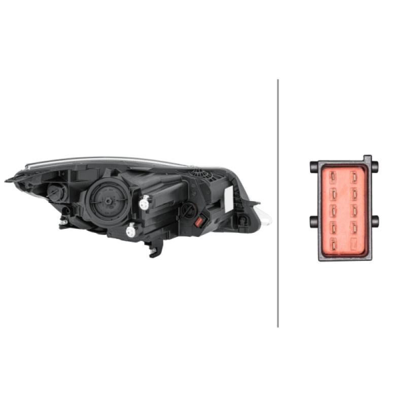 Projecteur principal HELLA 1EL 011 165-711 - Visuel 1