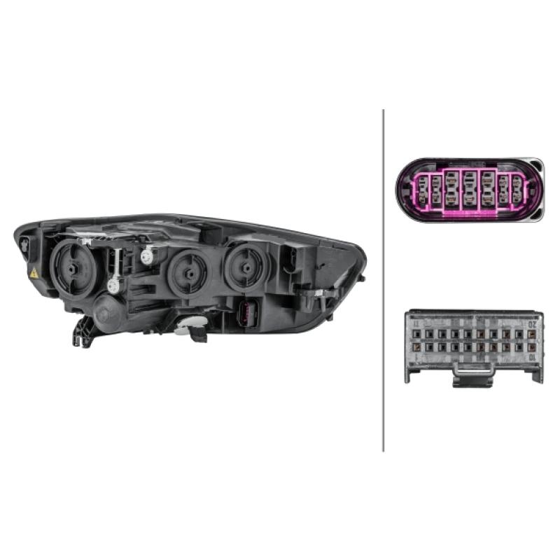 Projecteur principal HELLA 1EL 012 976-011 - Visuel 1