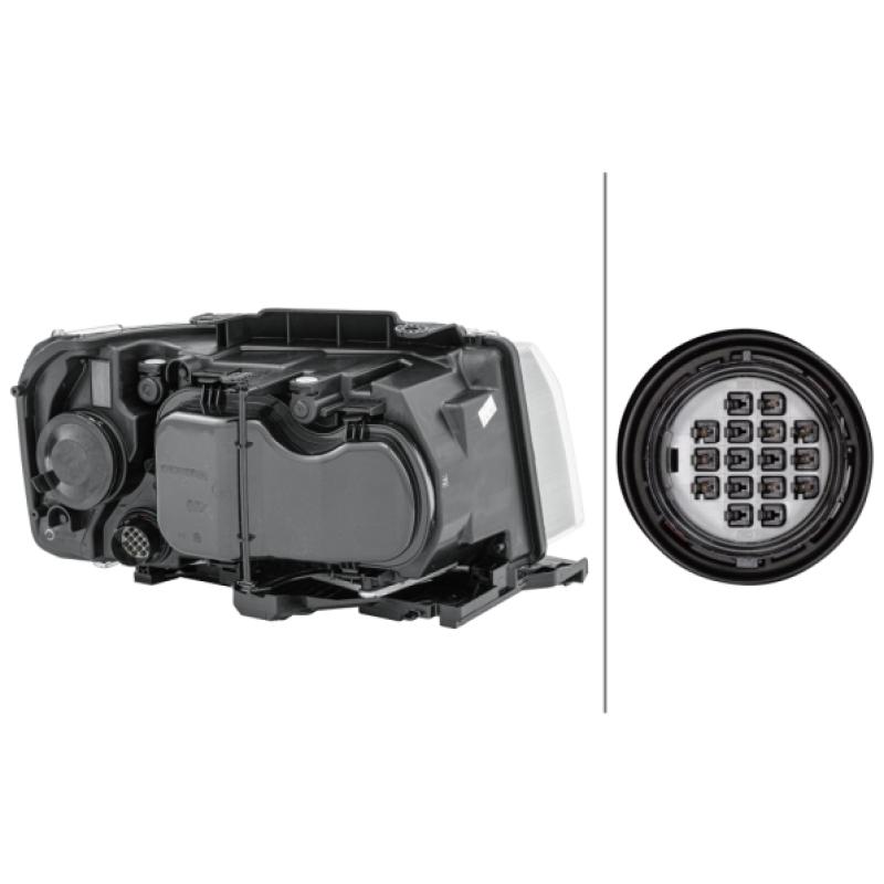 Projecteur principal HELLA 1EL 354 025-051 - Visuel 1
